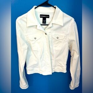 90s Express white Jean jacket